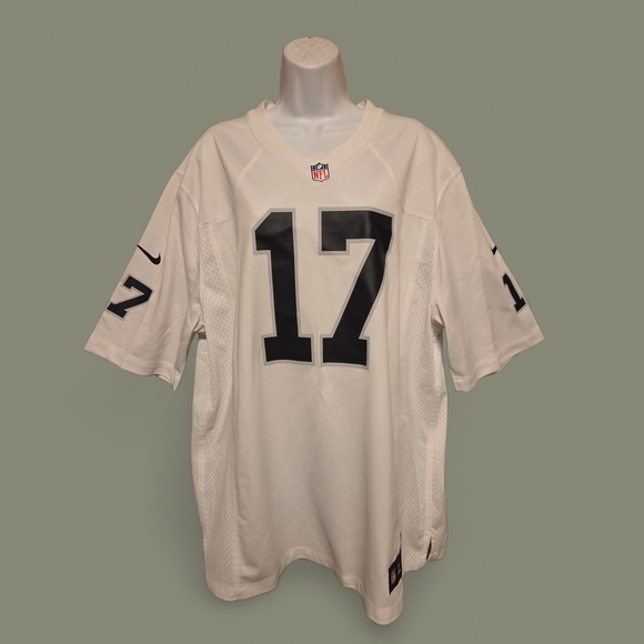 Raiders Other - NFL White Jersey with Bold Black Numbers